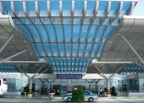 Polycarbonate Sunglaze lấy sáng tại Sân bay Hàng Châu Trung Quốc